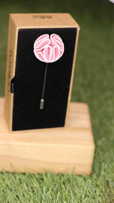 Flush Pink Lapel Pin - TOSSIDO