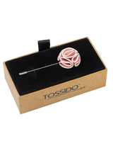 Flush Pink Lapel Pin - TOSSIDO