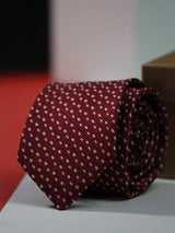 Flyspeck Skinny Necktie - TOSSIDO