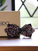 Garnet Rhinestone Bowtie - TOSSIDO