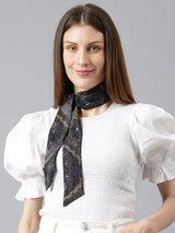 Gold Gravestone Scarf and Bag Scarf Set - TOSSIDO