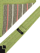 Green Anchor Necktie & Pocket Square Giftset - TOSSIDO