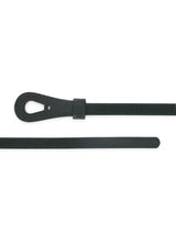 Green Slim Vegan Leather Women's Belt - TOSSIDO