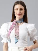 Luster Pink Scarf and Bag Scarf Set - TOSSIDO