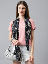 Molt Panther Scarf And Bag Scarf Set - TOSSIDO