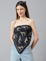 Molt Panther Scarf And Bag Scarf Set - TOSSIDO