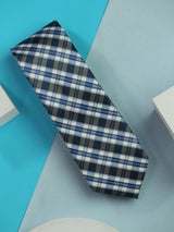 Multicolor Check Handmade Silk Necktie - TOSSIDO