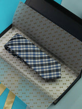 Multicolor Check Handmade Silk Necktie - TOSSIDO