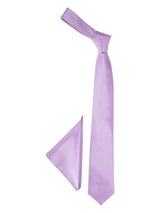 Periwinkle Necktie & Pocket Square - TOSSIDO