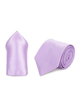 Periwinkle Necktie & Pocket Square - TOSSIDO
