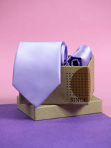 Periwinkle Necktie & Pocket Square - TOSSIDO