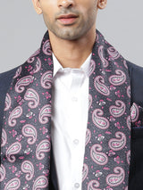 Piceous Stole & Pocket Square Set - TOSSIDO