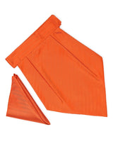 Pumpkin Cravat & Pocket square - TOSSIDO