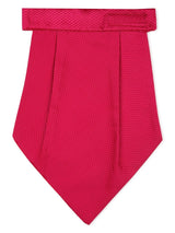 Raspberry Red Cravat & Pocket square - TOSSIDO