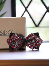 Ruby Rhinestone Bowtie - TOSSIDO
