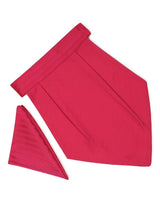 Scarlett Red Cravat & Pocket square - TOSSIDO