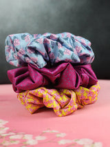 SHEEN SCRUNCHIES SET - TOSSIDO