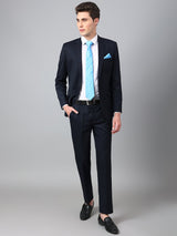 Sky Blue Striped Necktie & Pocket Square Giftset - TOSSIDO