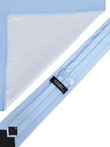 Sky Shine Necktie & Pocket Square - TOSSIDO