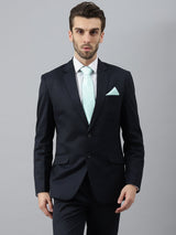 Turquoise Anchor Necktie & Pocket Square Giftset - TOSSIDO