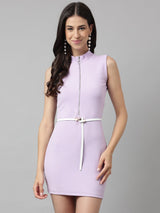 White Slim Vegan Leather Women's Belt - TOSSIDO