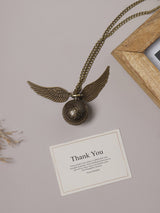 Ornate Winged Orb Pocket Watch
