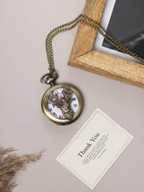Floral Stag Pocket Watch