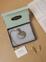 Twin Wolf Guardians Pocket Watch