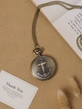 Nautical Anchor Pocket Watch