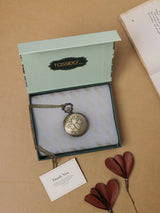 Forest Wolf Family Pocket Watch