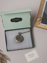 Floral Stag Pocket Watch