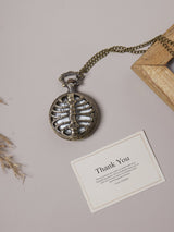 Gothic Ribcage Pocket Watch