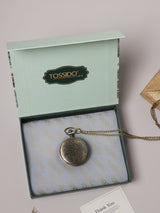 Vintage Roman Gear Pocket Watch