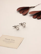 Silver Alphabet S Cufflink
