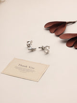 Silver Alphabet S Cufflink
