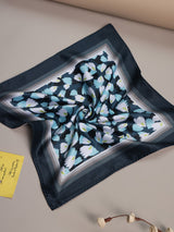 Blue Abstract Pocket Square