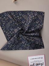 Blue Paisley Pocket Square