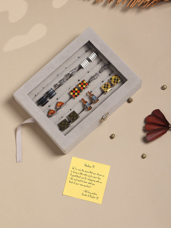 Tossido’s Funk & Classic Cufflink Set – A Mix of Style, Whimsy & Sophistication