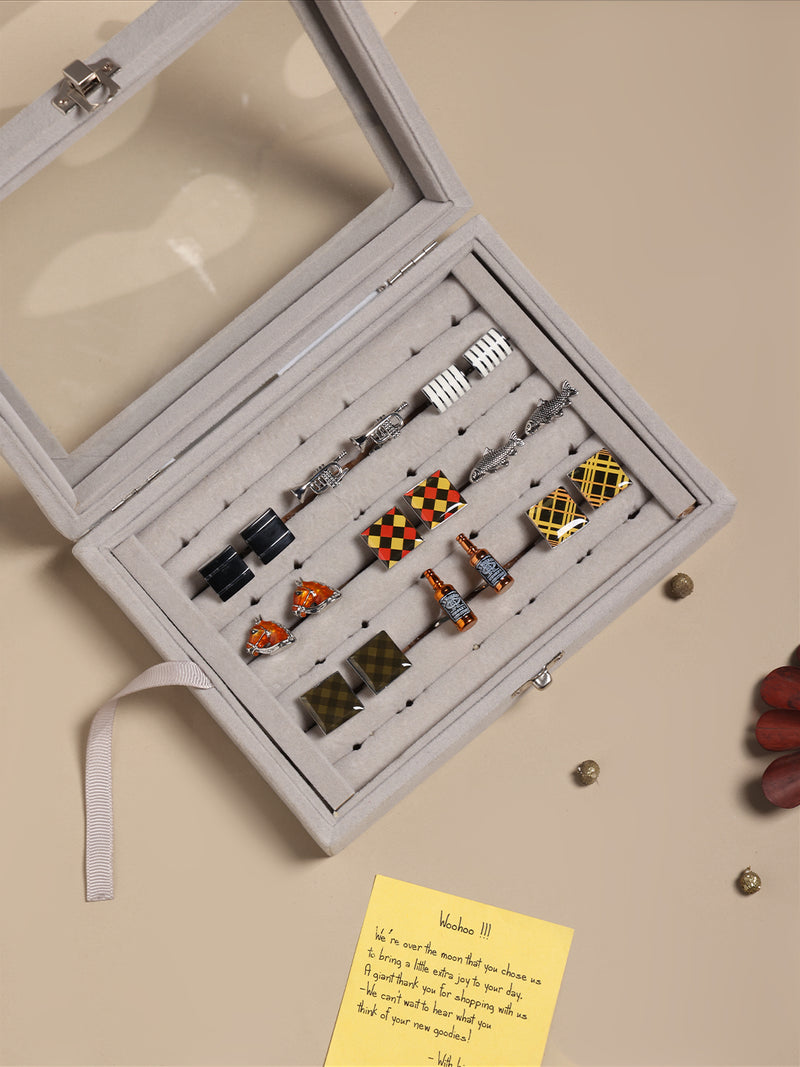 Tossido’s Funk & Classic Cufflink Set – A Mix of Style, Whimsy & Sophistication