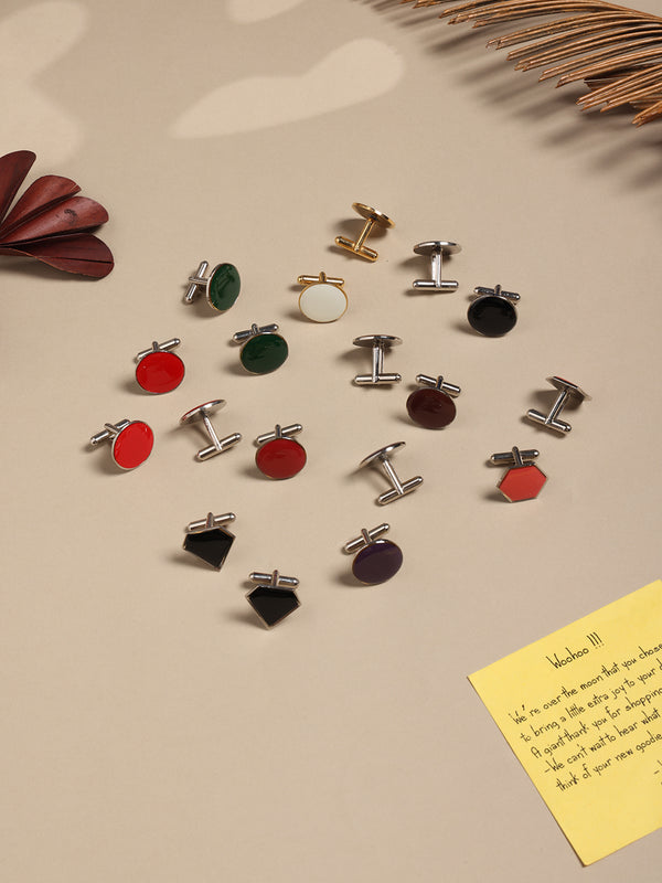 Tossido’s Signature Set of 9 Cufflinks – Bold, Elegant & Timeless
