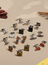 Tossido’s Funk & Classic Cufflink Set – A Mix of Style, Whimsy & Sophistication