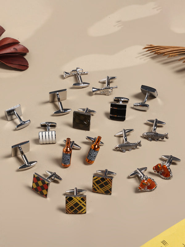 Tossido’s Funk & Classic Cufflink Set – A Mix of Style, Whimsy & Sophistication