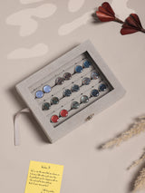 Tossido’s Nine-Pair Enamel Cufflink Collection