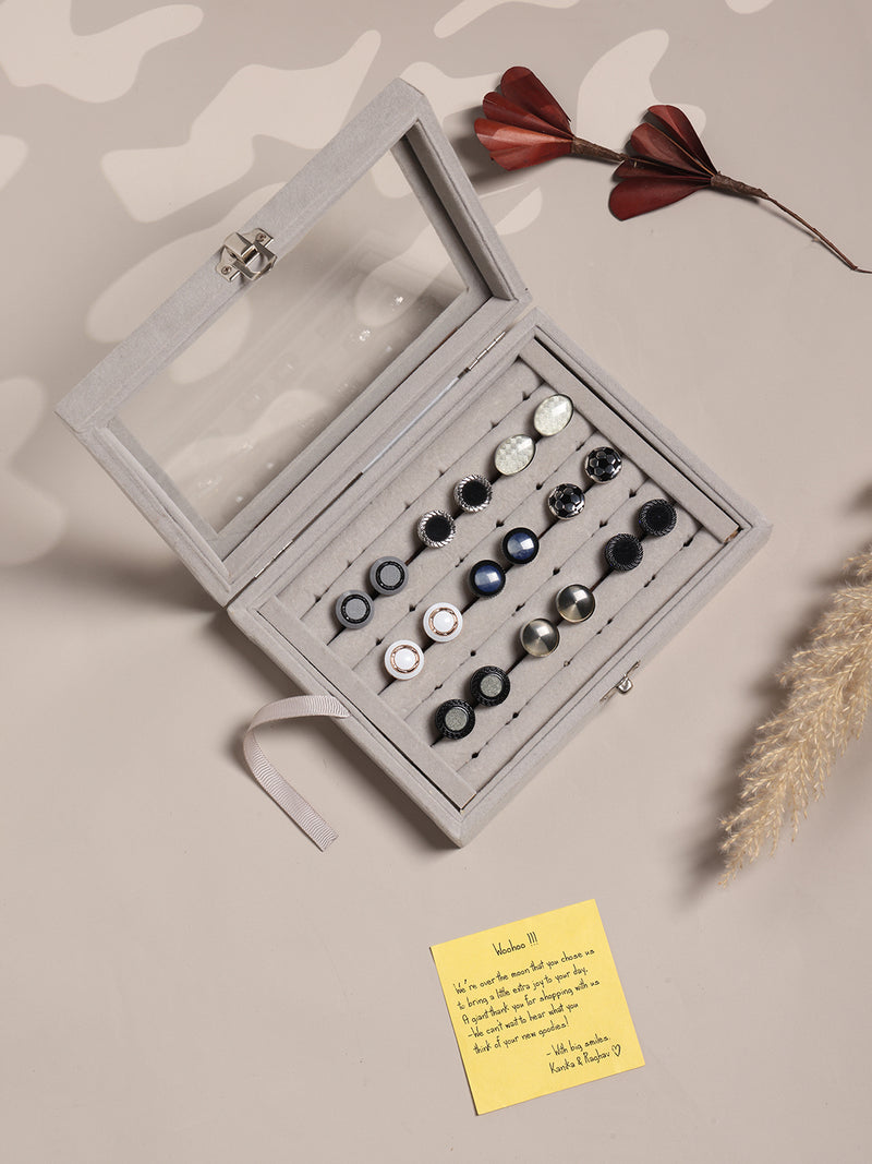 Tossido Premium 9-Pair Men’s Cufflink Collection