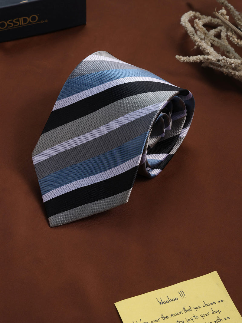 Multicolor Stripe Woven Necktie