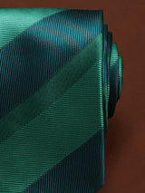 Green Stripe Woven Necktie