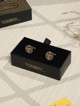 Beige Elephant Cufflinks