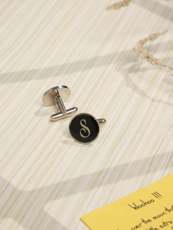 Alphabet S Cufflink