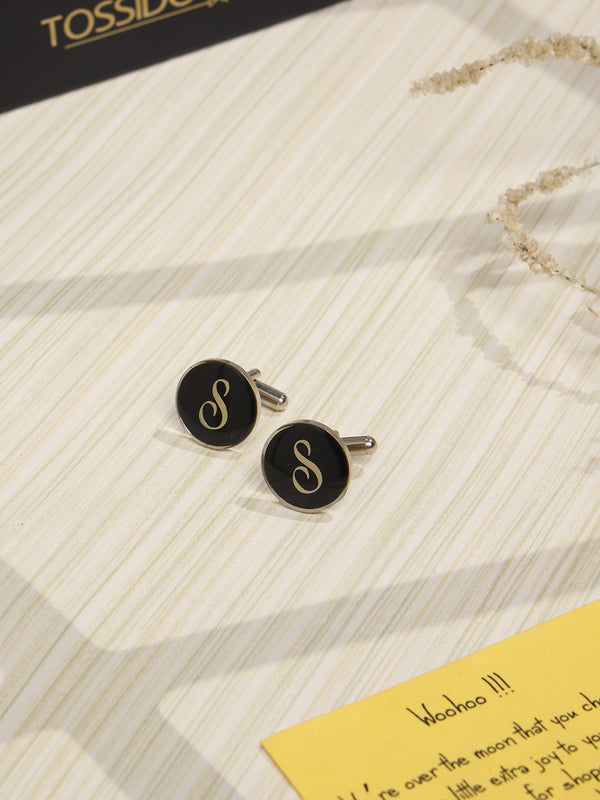Alphabet S Cufflink