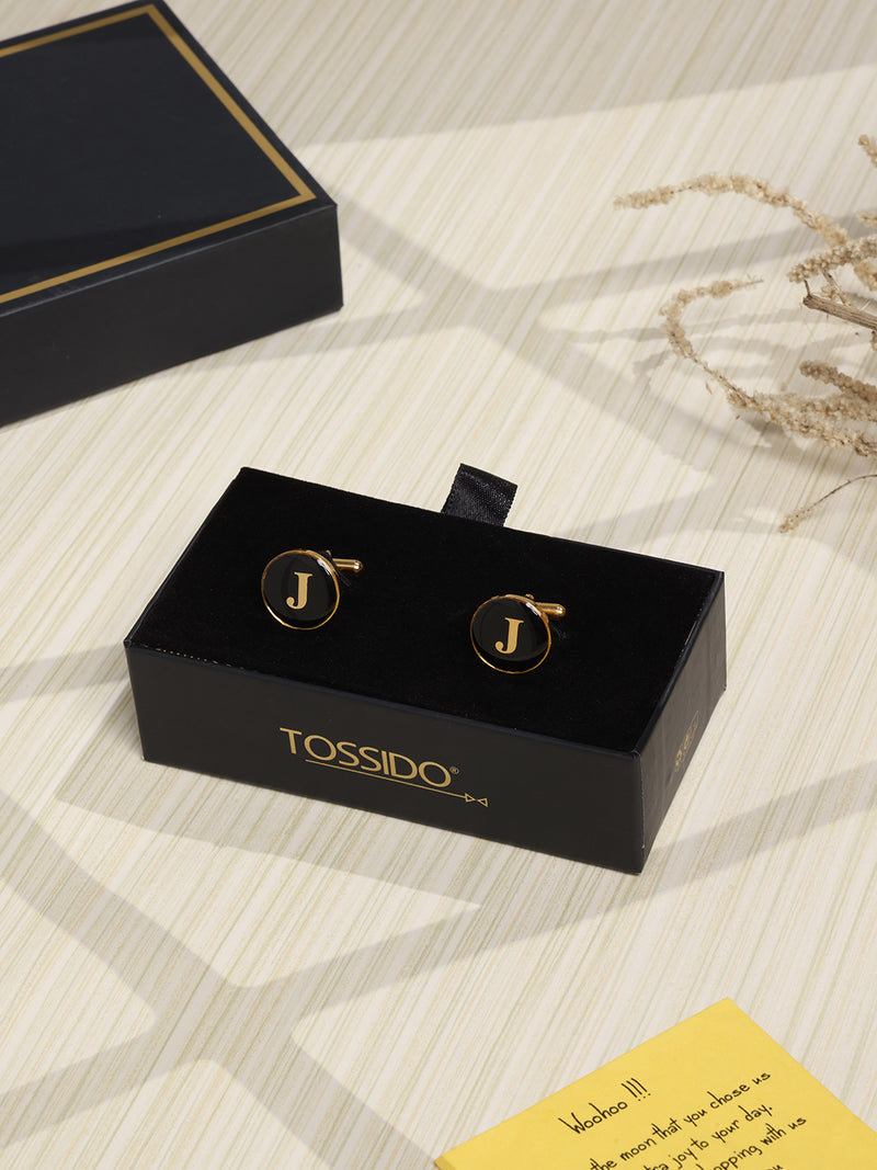 Alphabet J Cufflink